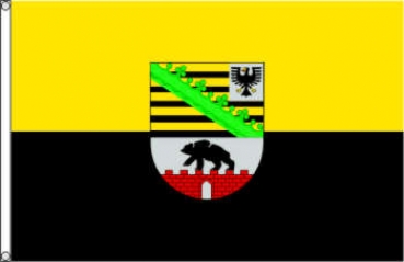 Flagge Sachsen-Anhalt mit Wappen 150 x 90 cm