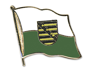Anstecknadel Sachsen mit Wappen (VE 5 Stück) 2,0 cm