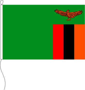 Flagge Sambia  40 x 60 cm