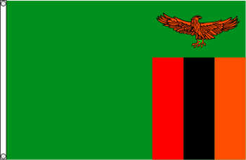 Flagge Sambia 150 x 90 cm