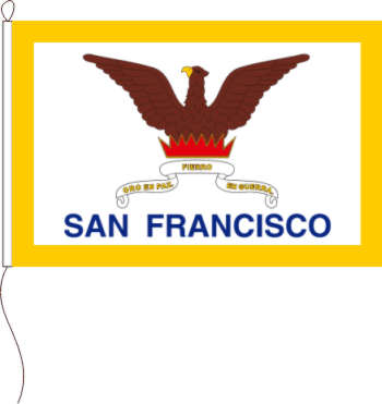 Flagge San Francisco 80 x 120 cm
