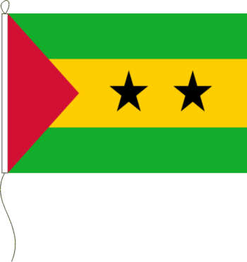 Flagge Sao Tomé + Principe 80 x 120 cm