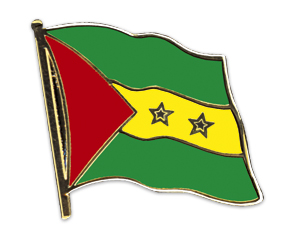 Anstecknadel Sao Tomé + Prinicipe (VE 5 Stück) 2,0 cm