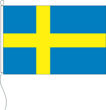 Tischflagge Schweden 10 x 15 cm