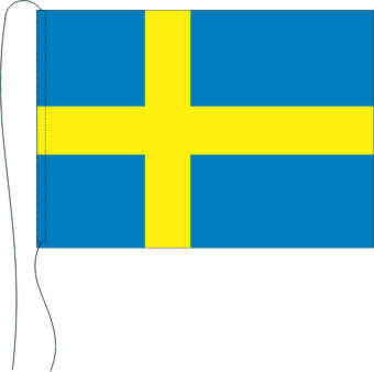Tischflagge Schweden 15 x 25 cm