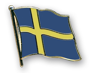 Anstecknadel Schweden (VE 5 Stück) 2,0 cm