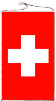 Tischbanner Schweiz 15 x 25 cm
