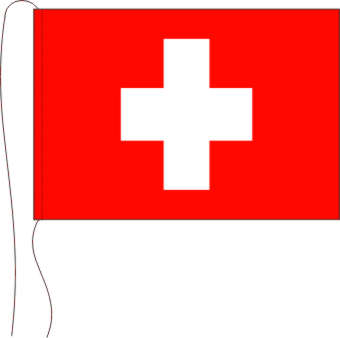 Tischflagge Schweiz 15 x 25 cm
