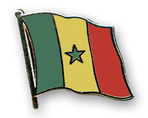 Anstecknadel Senegal (VE 5 Stück) 2,0 cm