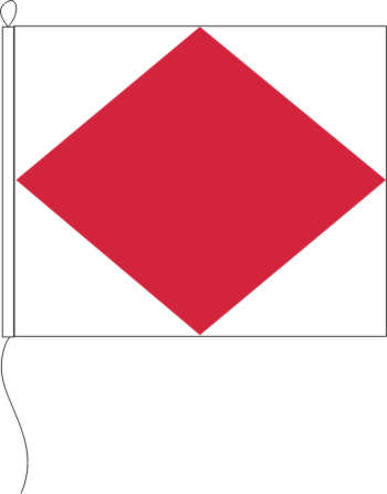 Signal Flagge F  70 x 84 cm