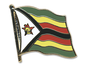 Anstecknadel Simbabwe (VE 5 Stück) 2,0 cm