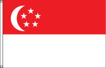 Flagge Singapur 150 x 90 cm