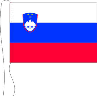 Tischflagge Slowenien 15 x 25 cm