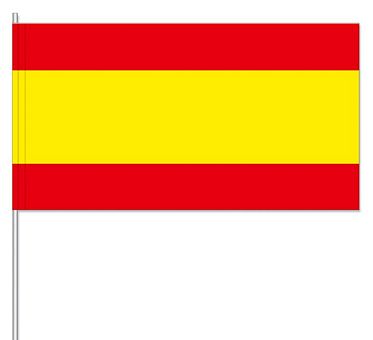 Papierfahnen Spanien  (VE   50 Stück) 12 x 24 cm