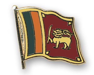 Anstecknadel Sri Lanka (VE 5 Stück) 2,0 cm