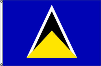 Flagge St. Lucia 90 x 150 cm