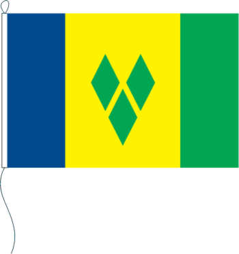 Flagge St. Vincent + Grenadines 30 x 20 cm Marinflag