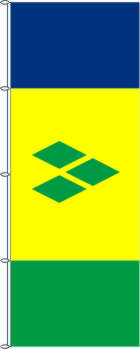 Flagge St. Vincent + Grenadines 500 x 150 cm