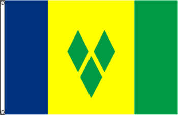 Flagge St. Vincent + Grenadines 150 x 90 cm