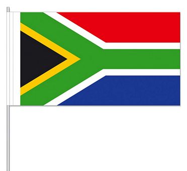 Papierfahnen Südafrika  (VE 100 Stück) 12 x 24 cm