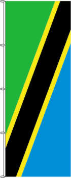 Flagge Tansania 500 x 150 cm