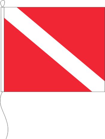 Flagge Taucherflagge 48 x 40 cm