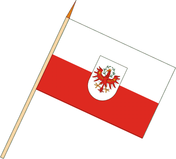Stockflagge Fahne Flagge Innsbruck 30 x 45 cm