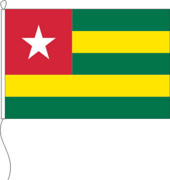 Flagge Togo 30 x 20 cm Marinflag