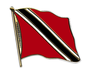 Anstecknadel Trinidad + Tobago (VE 5 Stück) 2,0 cm