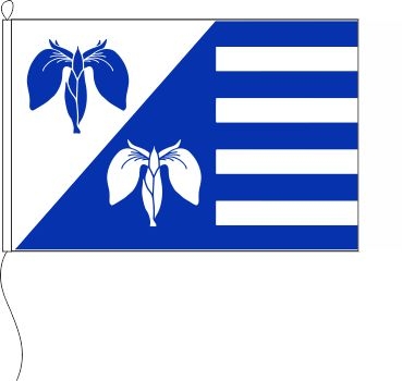 Flagge Gemeinde Tröndel 120 x 80 cm Marinflag