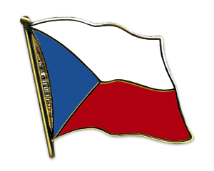 Anstecknadel Tschechische Republik (VE 5 Stück) 2,0 cm