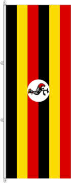 Flagge Uganda 500 x 150 cm