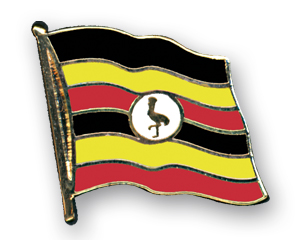Anstecknadel Uganda (VE 5 Stück) 2,0 cm