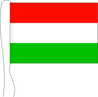 Tischflagge Ungarn 15 x 25 cm