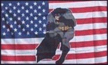 Flagge USA mit Batman 90 x 150 cm