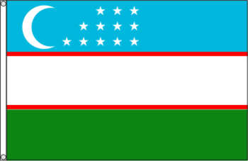 Flagge Usbekistan 150 x 90 cm