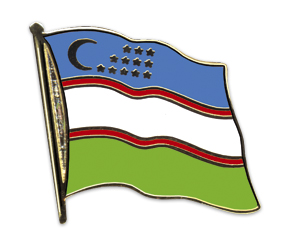 Anstecknadel Usbekistan (VE 5 Stück) 2,0 cm