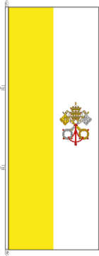 Flagge Vatikan 200 x 80 cm Marinflag