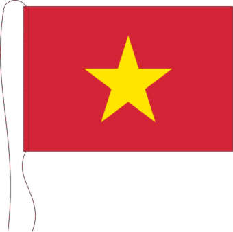 Tischflagge Vietnam 15 x 25 cm