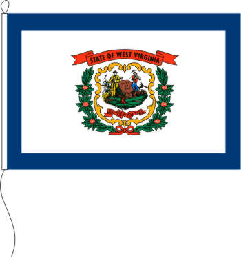 Flagge West Virginia (USA) 80 X 120 cm