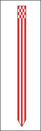Flagge Noord-Brabant 30 x 300 cm