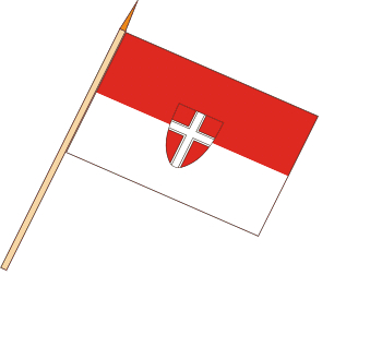 Stockflagge Wien (VE 10 Stück) 45 x 30 cm