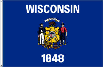 Flagge Wisconsin (USA) 90 x 150 cm