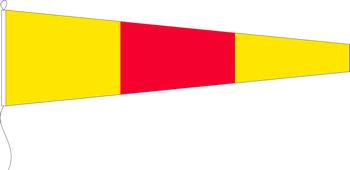 Flagge Signal 0 (Null)  20 x 24 cm
