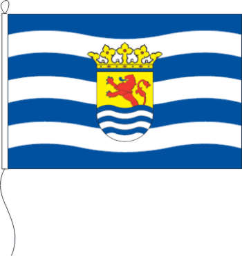 Flagge Zeeland 30 x 20 cm
