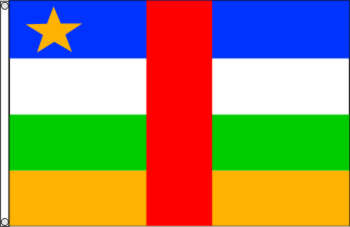 Flagge Zentralafrikanische Republik 150 x 90 cm