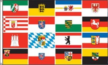 Flagge Deutschland 16 Bundesländer 150 x 90 cm