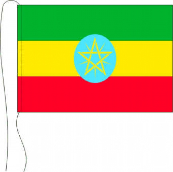 Tischflagge Äthiopien 15 x 25 cm