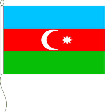 Tischflagge Aserbaidschan 10 x 15 cm