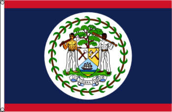 Flagge Belize 90 x 150 cm